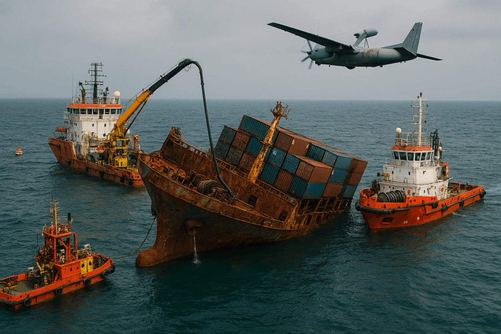 Fuel Extraction Race Underway at MSC Elsa 3 Wreck as Legal Battles Escalate