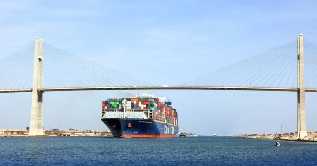 CMA CGM Benjamin Franklin Becomes Largest Vessel To Transit The Suez Canal In Two Years